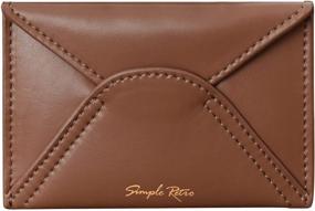 img 4 attached to SIMPLE RETRO Minimalist Leather Wallet Men's Accessories and Wallets, Card Cases & Money Organizers