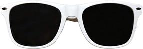 img 3 attached to 🕶️ Premium White Sunglasses Bulk Wedding-Bachelorette Party Pack: 12 Sturdy Frames-Lenses for Adults - Your Ideal Choice for Wedding-Bachelorette Party Sunglasses!