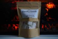 🌿 съедобная натуральная мелка earthy goods - белые горы, 200 г: хрустящие меловые блоки для еды, без добавок и примесей логотип