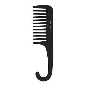 img 4 attached to 🔸 Kitsch Pro Consciously Created Wide Tooth Comb - Hair Styling Tool | Durable Wet or Dry Hair Comb for All Hair Types - Massages Scalp, Detangles Knots | Ideal for Everyday Styling