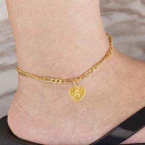 img 2 attached to Initial Bracelets Women，Stainless Anklets S Sophisticate