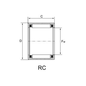 img 1 attached to Uxcell RC040708 Needle Bearings Bearing - Premium Quality and Precision Performance