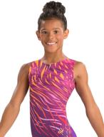 gk girls gymnastics leotards: stylish one-piece dance and ballet apparel logo