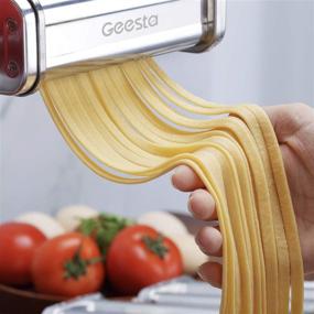 img 2 attached to 🍝 Pasta Maker Attachments Set for KitchenAid Stand Mixer – Includes Pasta Sheet Roller, Spaghetti Cutter & Fettuccine Cutter – Perfect Christmas Gift 2021