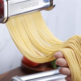 img 1 attached to 🍝 Pasta Maker Attachments Set for KitchenAid Stand Mixer – Includes Pasta Sheet Roller, Spaghetti Cutter & Fettuccine Cutter – Perfect Christmas Gift 2021