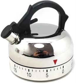 img 3 attached to ⏳ Silver Mechanical Timer: Perfect for Kitchen, Kids, Classroom, and Baking