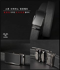 img 1 attached to Stwees Dress Leather Ratchet Style Women's Accessories and Belts: The Perfect Blend of Style and Functionality