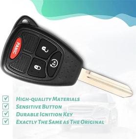 img 1 attached to 🔑 Tyranway Keyless Entry Remote Key Fob for Jeep Wrangler 2007-2018, Compass 2007-2018, Patriot 2010-2018, Dodge Ram 2007-2009, Durango 2009, Caliber 2010-2012, Nitro 2007-2011, Chrysler Aspen 2007-2009 - OHT692713AA