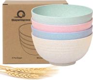 💪 durable and lightweight shopwithgreen unbreakable cereal bowls for long-lasting use логотип