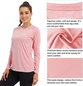 img 2 attached to YUCOLEN Women's Workout Clothing and Swimsuits: Breathable and Protective Lightgrey Attire & Cover Ups