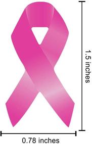 img 3 attached to 🎀 Show Your Support with 600 Pink Ribbon Stickers - Ideal for Breast Cancer Awareness Events and Charity Initiatives