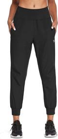 img 3 attached to 🏃 BALEAF Women's 7/8 High Waisted Running Pants: Lightweight, Quick Dry Athletic Joggers