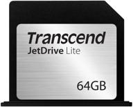 расширьте память вашего macbook pro с помощью transcend 64gb jetdrive lite 350 логотип