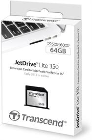 img 1 attached to Расширьте память вашего MacBook Pro с помощью Transcend 64GB JetDrive Lite 350