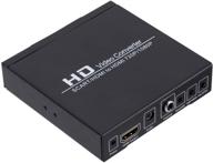 📺 wjes scart к hdmi pal конвертер с hdmi/rca к ntsc, переключением 1080p/720p и аудиовыходом 3,5 мм - идеально подходит для телевизора и dvd-плеера логотип