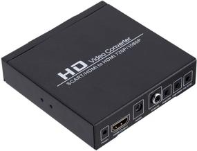 img 3 attached to 📺 WJES SCART к HDMI PAL конвертер с HDMI/RCA к NTSC, переключением 1080P/720P и аудиовыходом 3,5 мм - идеально подходит для телевизора и DVD-плеера