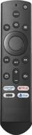 enhanced replacement tv remote for insignia or toshiba fire/smart tv 📺 edition 49lf421u19 50lf621u19 55lf621u19 tf-43a810u21 ns-24df310na21 ns-39df310na21 ns-39df510na19 ns-43df710na19 [no voice search] logo