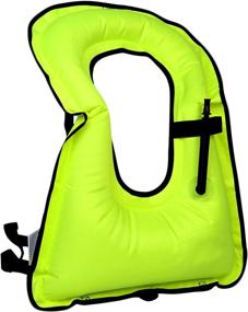 img 4 attached to DOSURBAN Inflatable Adjustable Snorkeling Swimming