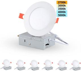 img 4 attached to 🌈 Versatile Recessed Junction Downlight: Choose from 2700K to 5000K!