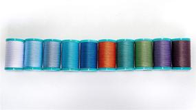 img 3 attached to All Purpose Extra Strong Heavy Duty Bonded Sewing Thread (Winter) Great For Quilting