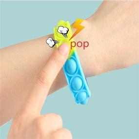 img 1 attached to 🧩 Zxhtwo Pop Fidget Toy Bracelet: Enhance Focus and Relieve Stress on the Go