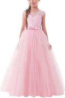 👗 ttyaovo chiffon embroidered wedding girls' dresses - pageant clothing logo