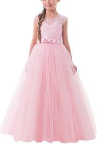 img 4 attached to 👗 TTYAOVO Chiffon Embroidered Wedding Girls' Dresses - Pageant Clothing