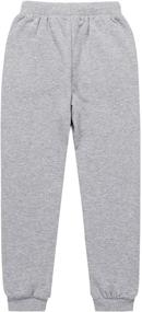img 3 attached to Ultimate Comfort and Style Unleashed: KOWDRAGON Jogger Sweatpants with Pockets for Boys' Clothing