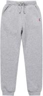ultimate comfort and style unleashed: kowdragon jogger sweatpants with pockets for boys' clothing logo