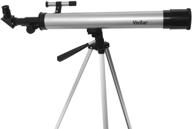 🔭 enhance your stargazing experience with the vivitar tel50600 60x/120x telescope refractor - includes tripod (black) logo