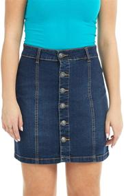img 4 attached to Suko Jeans Womens Denim Button Women's Clothing