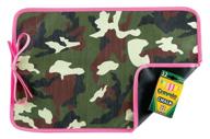 reversible pink camo kids placemat/chalkboard - am pm products logo