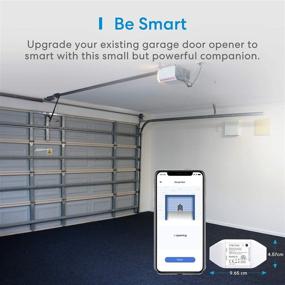 img 1 attached to 🚪 meross Smart Garage Door Opener Remote with APP Control - Compatible with Alexa, Google Assistant, and SmartThings - Multiple Notification Modes - No Hub Required