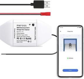 img 4 attached to 🚪 meross Smart Garage Door Opener Remote with APP Control - Compatible with Alexa, Google Assistant, and SmartThings - Multiple Notification Modes - No Hub Required