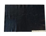 🐄 premium 2 x 3 feet black cowhide upholstery leather: lightweight & durable, covers 6 square feet logo