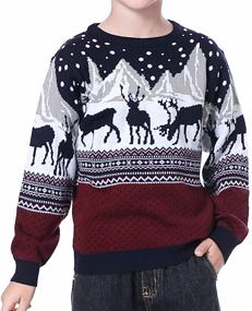img 4 attached to Daisysboutique Children's Christmas Reindeer Cute Deers Clothing for Boys