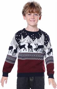 img 2 attached to Daisysboutique Children's Christmas Reindeer Cute Deers Clothing for Boys