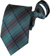 👔 striped zipper pretied neckties from besmodz: a fashionable addition to men's accessories logo