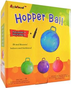 img 2 attached to 🏀 AppleRound Space Hopper Ball Pump: Perfect Sports & Outdoor Play for Pogo Sticks & Hoppers