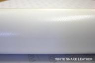 🐍 vvivid xpo white snake skin leather vinyl wrap roll | air release technology | 1ft x 5ft logo