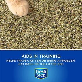 img 2 attached to 🐱 Natural Cat Training Aid: Fresh Step Litter Attractant Powder for Cats and Kittens - 9 Ounces, Enhances Litter Box Training, Additive for Cat Attract Litter