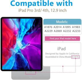 img 3 attached to 📱 MANTO 2 Pack iPad Pro 12.9 Inch Screen Protector - Clear Edge to Edge Protection for iPad Pro 2021/2020/2018 - Premium Tempered Glass Film for iPad Pro 5th/4th/3rd Gen 12.9