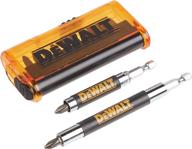 🔩 dewalt 14-piece screwdriver bit set with magnetic drive guide (dw2097cs) logo