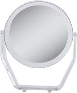 💄 zadro 7x/1x magnification acrylic vanity makeup mirror - two-sided swivel for bedroom, bathroom, and tabletop логотип