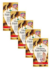 img 3 attached to Purederm Exfoliating Foot Mask: Say Goodbye to Calluses and Dead Skin in Just 2 Weeks! (5 Pack - 5 Treatments)