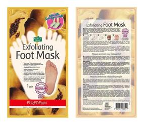 img 1 attached to Purederm Exfoliating Foot Mask: Say Goodbye to Calluses and Dead Skin in Just 2 Weeks! (5 Pack - 5 Treatments)