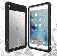 aicase ipad mini 4/5 waterproof case: high touch sensitivity, shockproof protection with kickstand - ip68 certified logo