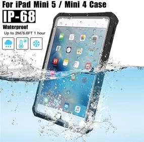 img 3 attached to AICase IPad Mini 4/5 Waterproof Case: High Touch Sensitivity, Shockproof Protection with Kickstand - IP68 Certified