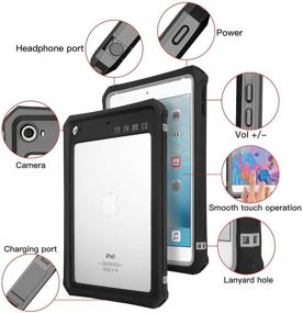 img 2 attached to AICase IPad Mini 4/5 Waterproof Case: High Touch Sensitivity, Shockproof Protection with Kickstand - IP68 Certified