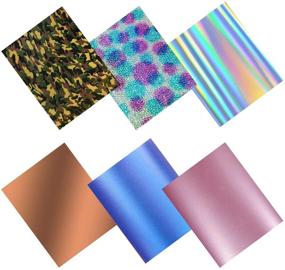 img 3 attached to Heat Transfer Vinyl: Assorted Colors Rainbow Vinyl for T-Shirts - Ideal for Cricut, Silhouette, and Cameo